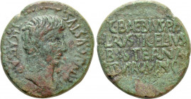 MACEDON. Dium. Tiberius (14-37). Ae. C. Baebius P.f. and L. Rusticelius Basterna, duoviri quinquennales