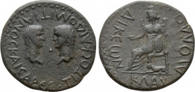 LYCAONIA. Laodicea Catacecaumene (as Claudiolaodicea Combusta). Titus and Domitian (Caesares, 69-79 and 69-81, respectively). Ae