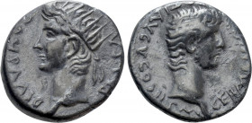 CAPPADOCIA. Caesarea. Germanicus with Divus Augustus (Caesar, 15 BC-19 AD). Drachm