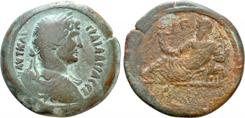 EGYPT. Alexandria. Hadrian (117-138). Drachm. Dated RY 12 (AD 127/8). 

Obv: A...