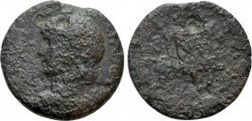 EGYPT. Alexandria. Antinoüs (Died 130). Ae Hemidrachm. Dated RY 21(?) of Hadrian (136/7)