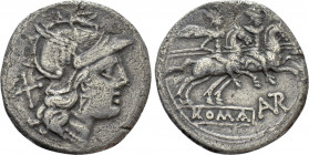 L. AUTRONIUS. Denarius (189-180 BC). Rome