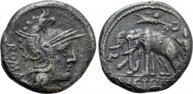 C. CAECILIUS METELLUS CAPRARIUS (125 BC). Denarius. Rome