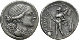 L. VALERIUS FLACCUS. Denarius (108-107 BC). Rome