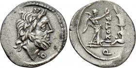 T. CLOELIUS. Quinarius (98 BC). Rome