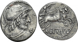 CN. LENTULUS CLODIANUS. Denarius (88 BC). Rome