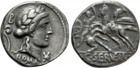 C. SERVILIUS VATIA (82-80 BC) Denarius. Rome