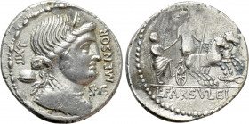 L. FARSULEIUS MENSOR. Denarius (76 BC). Rome