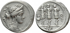 FAUSTUS CORNELIUS SULLA. Denarius (56 BC). Rome