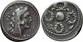 FAUSTUS CORNELIUS SULLA. Denarius (56 BC). Rome