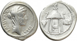 Q. CASSIUS LONGINUS. Denarius (55 BC). Rome