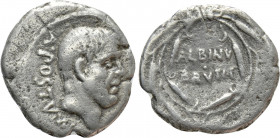 ALBINUS BRUTI F. Denarius (48 BC). Rome