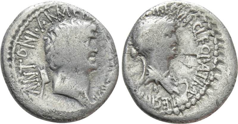 MARK ANTONY and CLEOPATRA (34 BC). Denarius. 

Obv: ANTONI ARMENIA DEVICTA. 
...