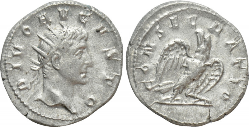 DIVUS AUGUSTUS (Died 14). Antoninianus. Rome. Struck under Trajanus Decius. 

...