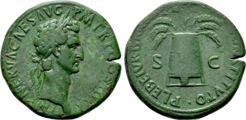 NERVA (96-98). Sestertius. Rome.

Obv: IMP NERVA CAES AVG P M TR P COS III P P...