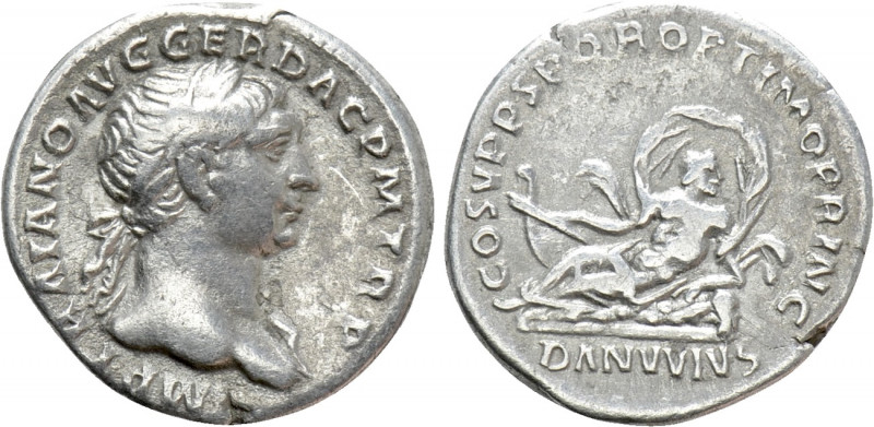 TRAJAN (98-117). Denarius. Rome. 

Obv: IMP TRAIANO AVG GER DAC P M TR P. 
La...