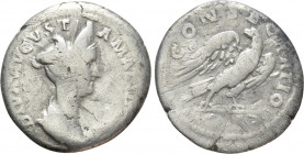 DIVA MATIDIA (Died 119). Denarius. Rome