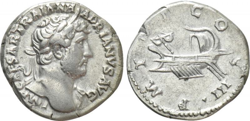 HADRIAN (117-138). Denarius. Rome. 

Obv: IMP CAESAR TRAIAN HADRIANVS AVG. 
L...