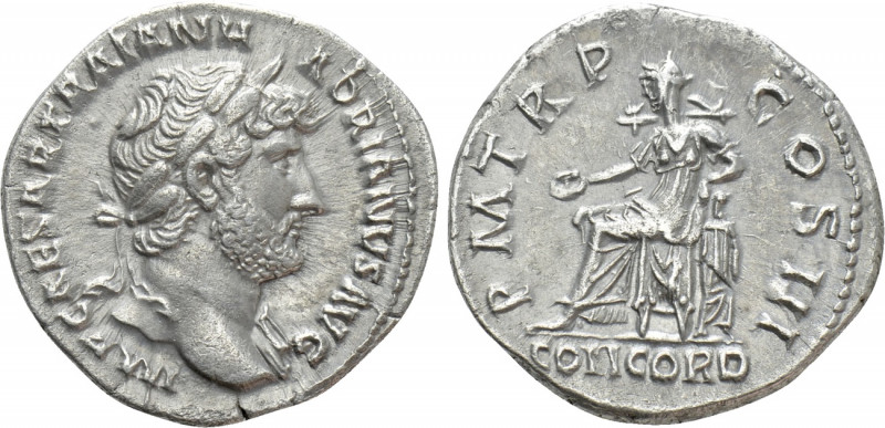 HADRIAN (117-138). Denarius. Rome. 

Obv: IMP CAESAR TRAIAN HADRIANVS AVG. 
L...