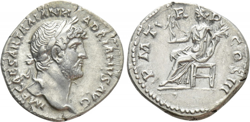 HADRIAN (117-138). Denarius. Rome. 

Obv: IMP CAESAR TRAIAN HADRIANVS AVG. 
L...