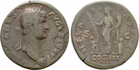 HADRIAN (117-138). Sestertius. Rome