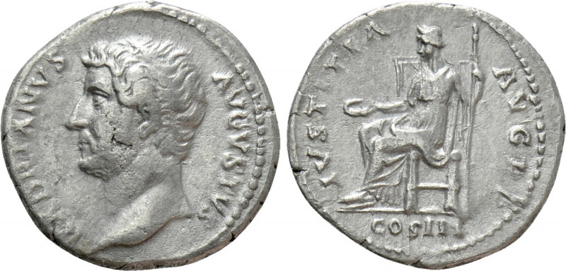 HADRIAN (117-138). Denarius. Rome. 

Obv: HADRIANVS AVGVSTVS. 
Bare head left...