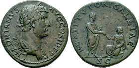 HADRIAN (117-138). Sestertius. Rome