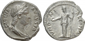SABINA (Augusta, 128-136/7). Denarius. Rome
