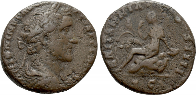 ANTONINUS PIUS (138-161). As. Rome. 

Obv: ANTONINVS AVG PIVS P P TR P XVIII. ...