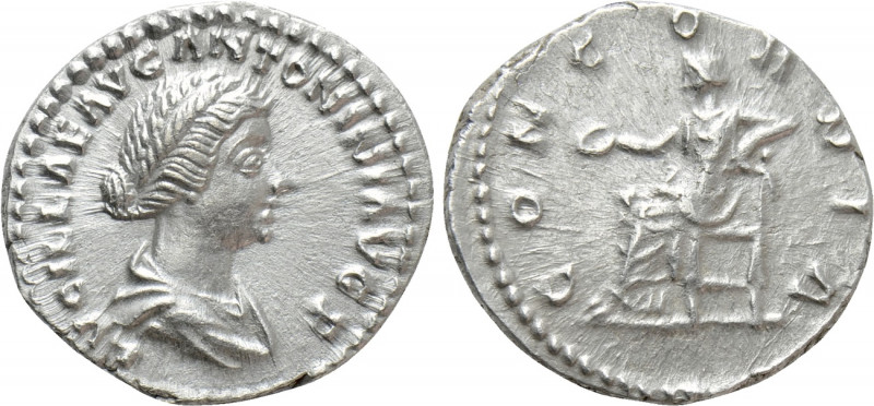 LUCILLA (Augusta, 164-182). Denarius. Rome. 

Obv: LVCILLAE AVG ANTONINI AVG F...