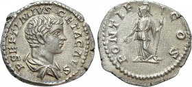GETA (Caesar, 198-209). Denarius. Rome