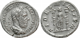 MACRINUS (217-218). Denarius. Rome