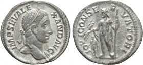 SEVERUS ALEXANDER (222-235). Denarius. Rome