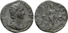 JULIA MAMAEA (Augusta, 222-235). Dupondius. Rome