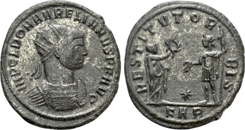 AURELIAN (270-275). Antoninianus. Serdica. 

Obv: IMP C L DOM AVRELIANVS P F A...