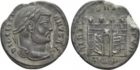 DIOCLETIAN (284-305). Argenteus. Thessalonica