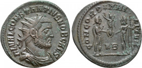 CONSTANTIUS I (Caesar, 293-305). Radiatus. Cyzicus
