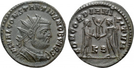CONSTANTIUS I (Caesar, 293-305). Radiatus. Cyzicus