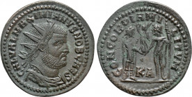 GALERIUS MAXIMIANUS (Caesar, 293-305). Radiatus. Cyzicus