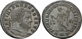 GALERIUS MAXIMIANUS (Caesar, 293-305). Follis. Aquileia