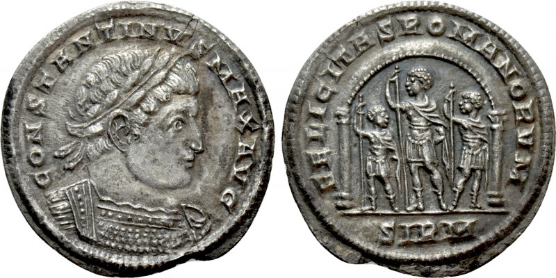 CONSTANTINE I 'THE GREAT' (307/10-337). Light Miliarense. Sirmium. 

Obv: CONS...