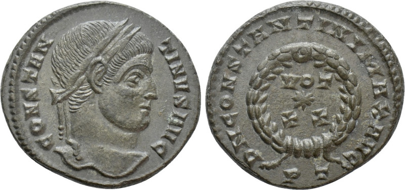 CONSTANTINE I 'THE GREAT' (307/10-337). Follis. Ticinum. 

Obv: CONSTANTINVS A...