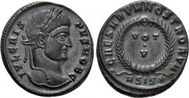 CRISPUS (Caesar, 316-326). Follis. Siscia
