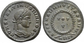 CONSTANTINE II (Caesar, 316-337). Follis. Siscia
