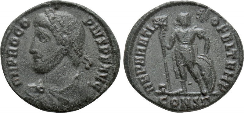 PROCOPIUS (365-366). Follis. Constantinople. 

Obv: D N PROCOPIVS P F AVG. 
D...