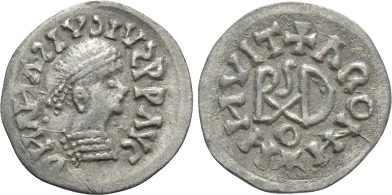 GEPIDS. Theodoric (489-526). 1/4 Siliqua. Sirmium. In the name of Byzantine empe...