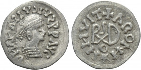 GEPIDS. Theodoric (489-526). 1/4 Siliqua. Sirmium. In the name of Byzantine emperor Anastasius I
