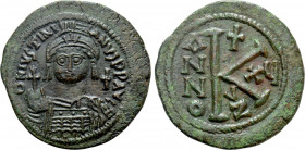 JUSTINIAN I (527-565). Half Follis. Cyzicus. Dated RY 15 (541/2)