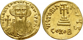 CONSTANS II (641-668). GOLD Solidus. Constantinople
