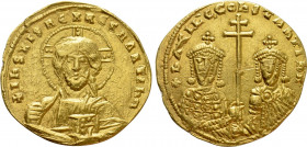 BASIL II BULGAROKTONOS with CONSTANTINE VIII (976-1025). GOLD Tetarteron Nomisma. Constantinople
